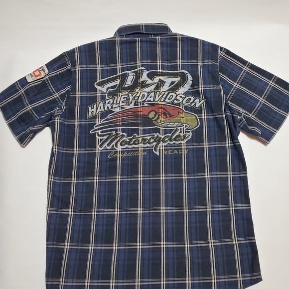 Harley Davidson Button D Short Sleeves - Picture 2 of 7